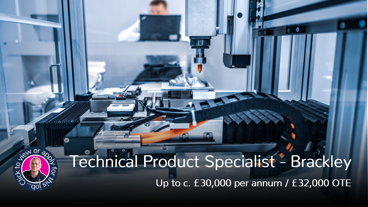 Technical Product Specialist Job Vacancy in Brackley