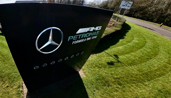 Mercedes F1 in Brackley