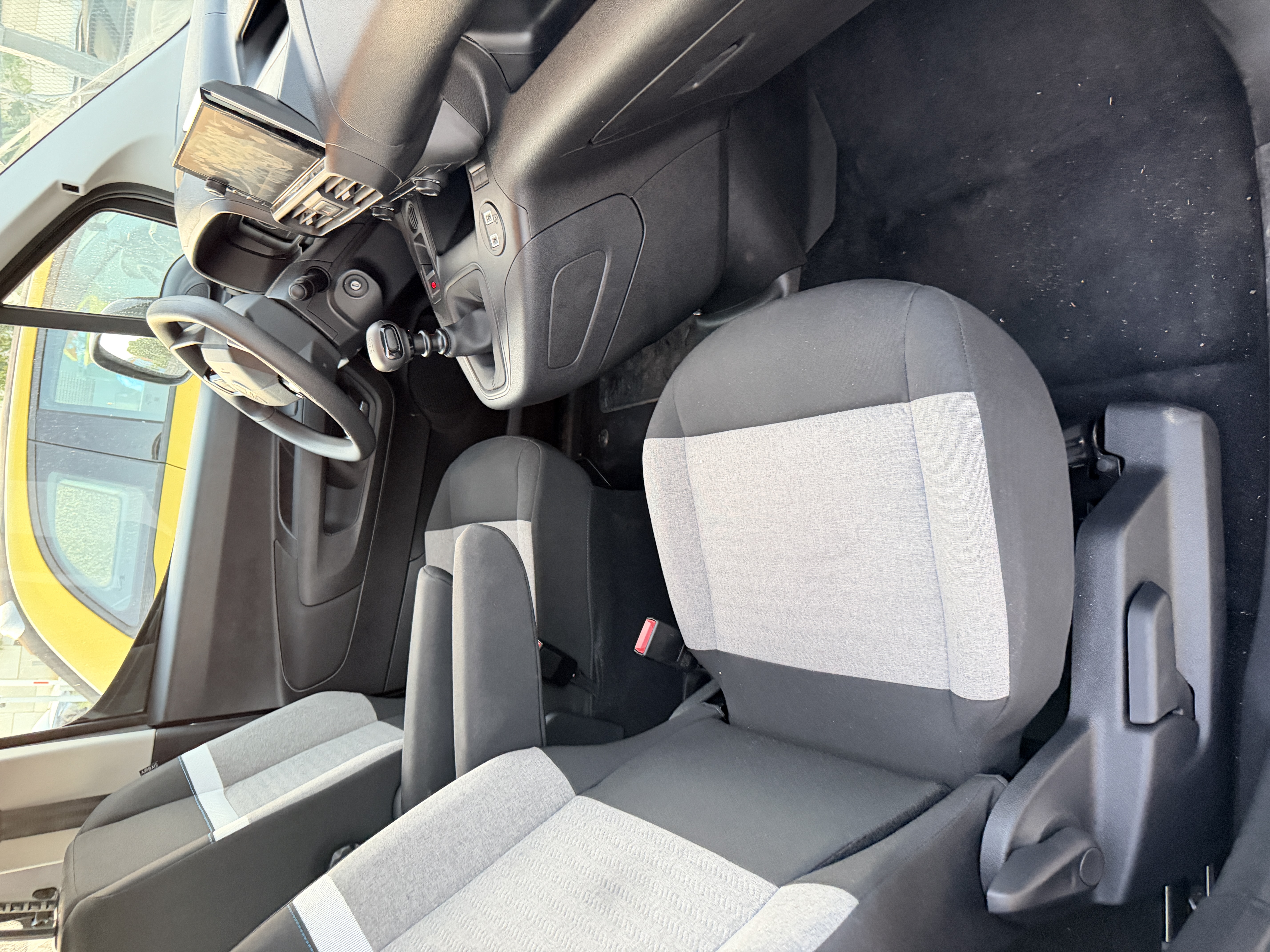 Citroën Berlingo front interior, driver's seat and dashboard