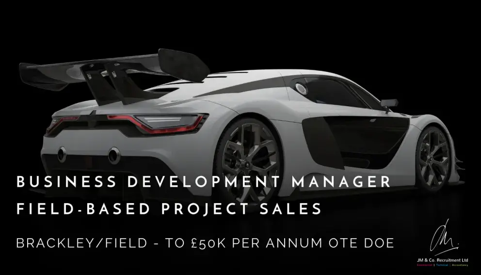 Field Based Business Development Manager role in Brackley NN13
