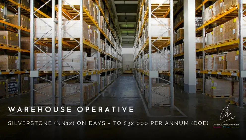 Warehouse Operative job vacancy in Silverstone NN12
