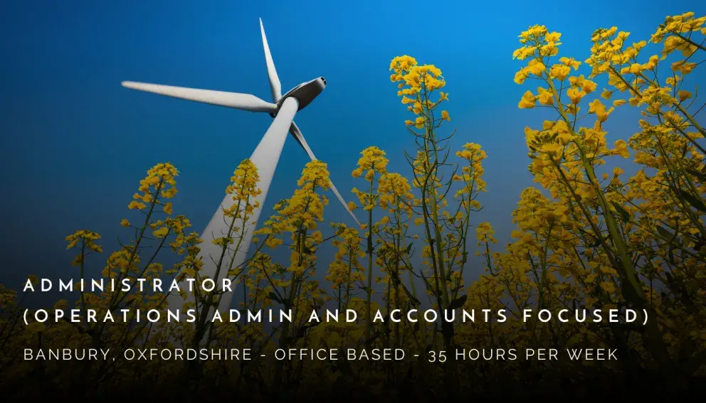 Administrator Operations Admin and Accounts focused job vacancy in Banbury