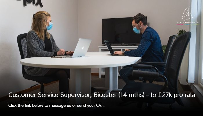 Customer Service Supervisor job vacancies in Bicester - Employment Agency