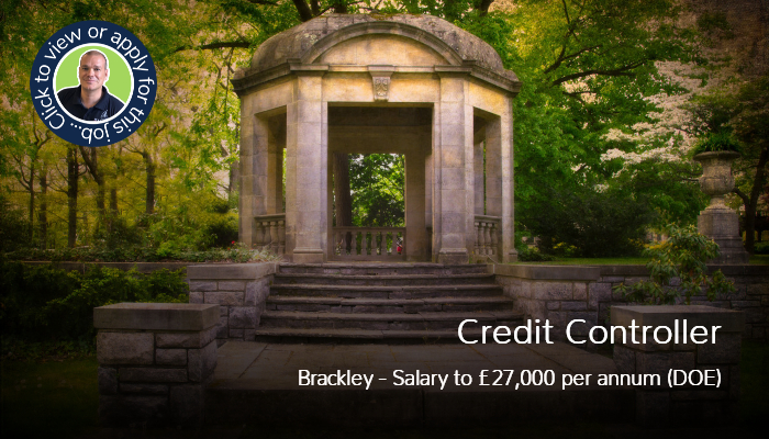 Credit Controller Job Vacancy Brackley
