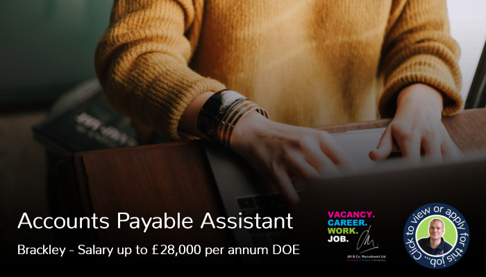 Accounts Payable Assistant job in Brackley